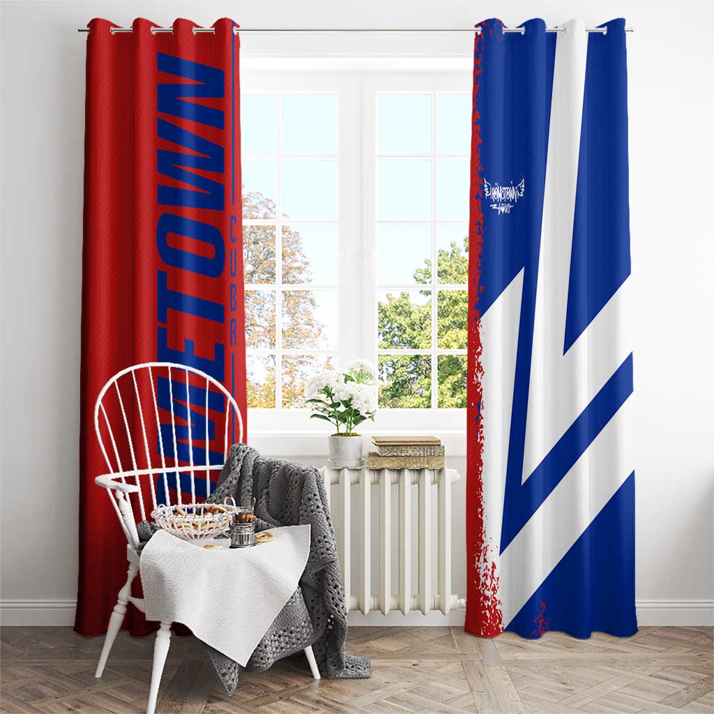 Hometown Czechia Window Curtain Flag and Map - Wonder Print Shop