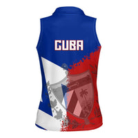 Hometown Czechia Women Sleeveless Polo Shirt Flag and Map - Wonder Print Shop