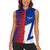 Hometown Czechia Women Sleeveless Polo Shirt Flag and Map - Wonder Print Shop
