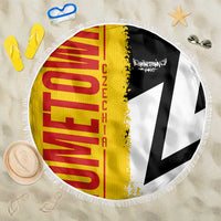 Hometown Germany Beach Blanket Flag and Map - Wonder Print Shop