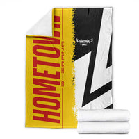 Hometown Germany Blanket Flag and Map