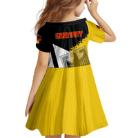 Hometown Germany Family Matching Off The Shoulder Long Sleeve Dress and Hawaiian Shirt Flag and Map - Wonder Print Shop