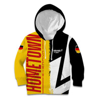 Hometown Germany Kid Hoodie Flag and Map - Wonder Print Shop