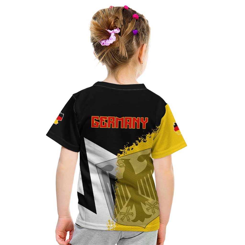 Hometown Germany Kid T Shirt Flag and Map - Wonder Print Shop