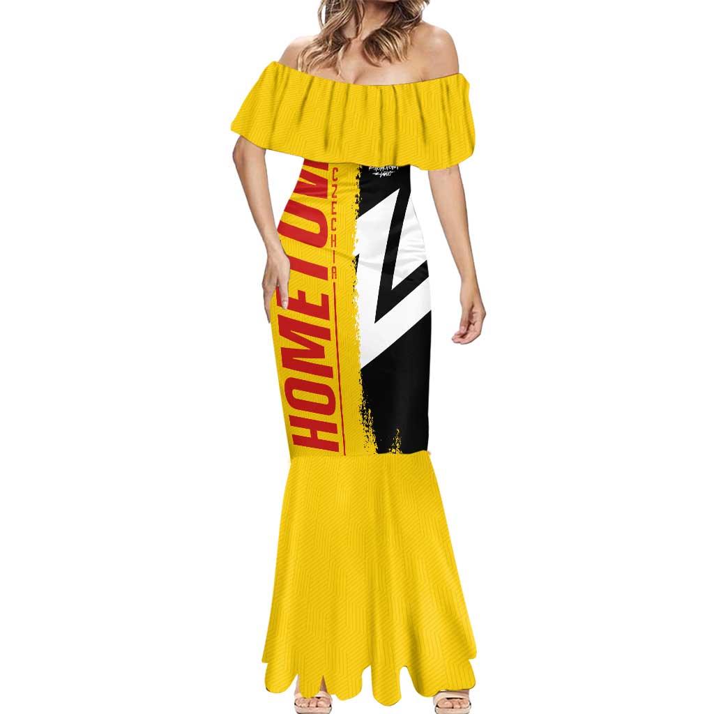 Hometown Germany Mermaid Dress Flag and Map - Wonder Print Shop