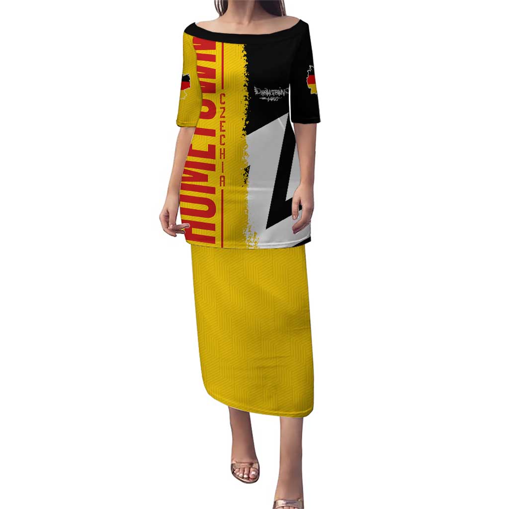 Hometown Germany Puletasi Flag and Map - Wonder Print Shop