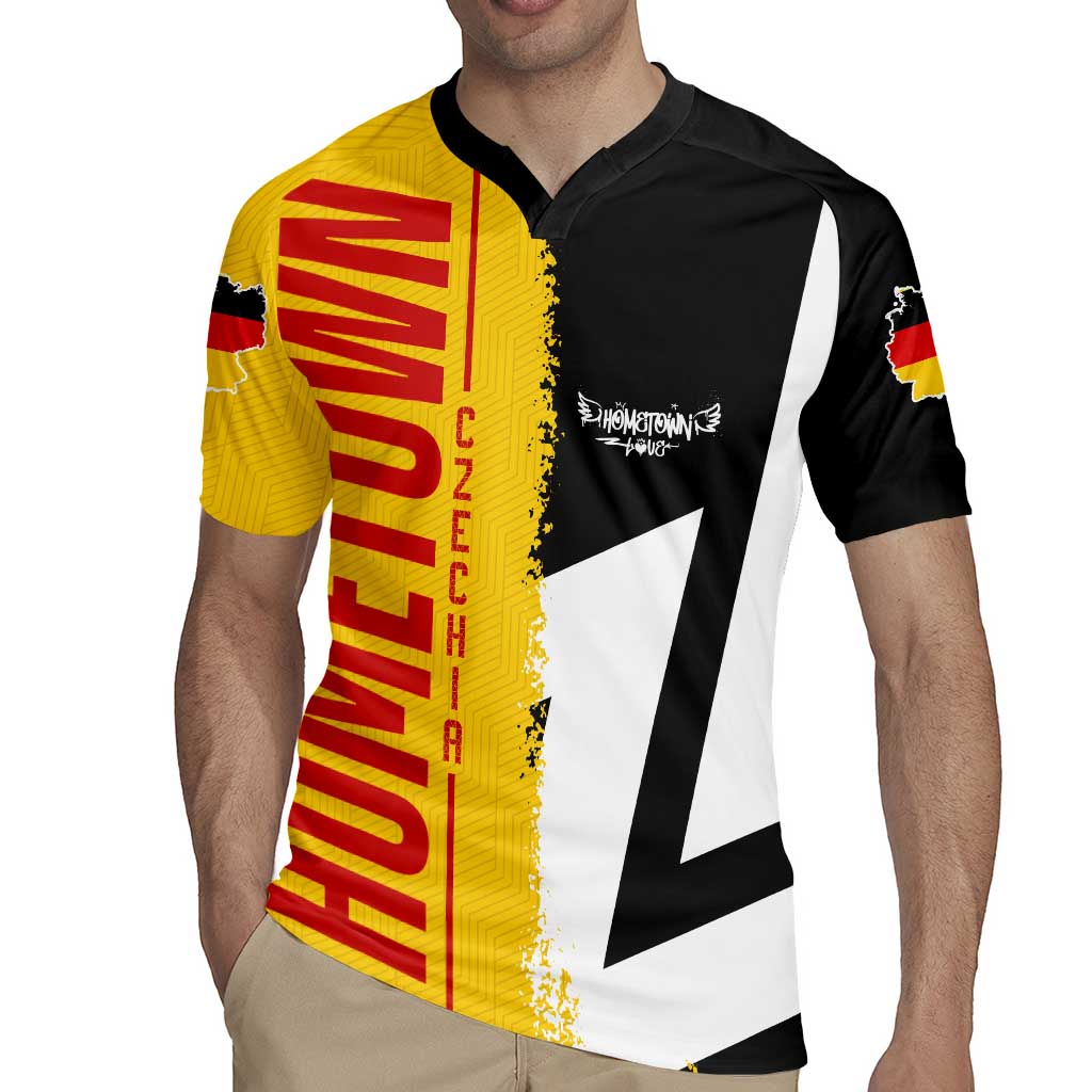 Hometown Germany Rugby Jersey Flag and Map - Wonder Print Shop