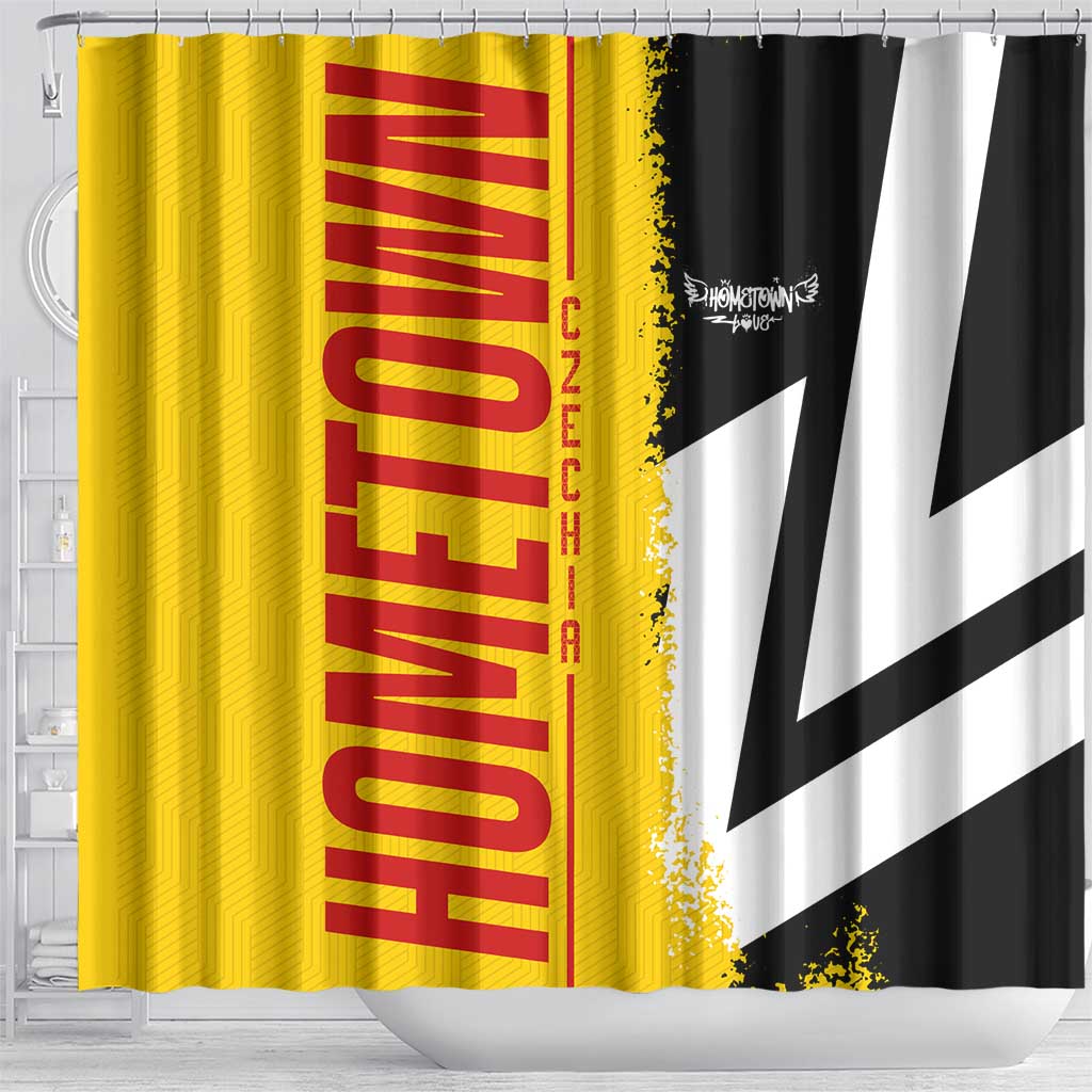 Hometown Germany Shower Curtain Flag and Map