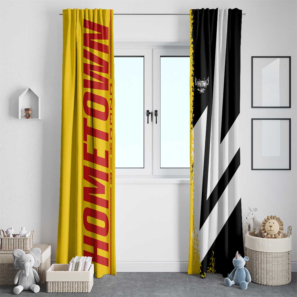 Hometown Germany Window Curtain Flag and Map - Wonder Print Shop