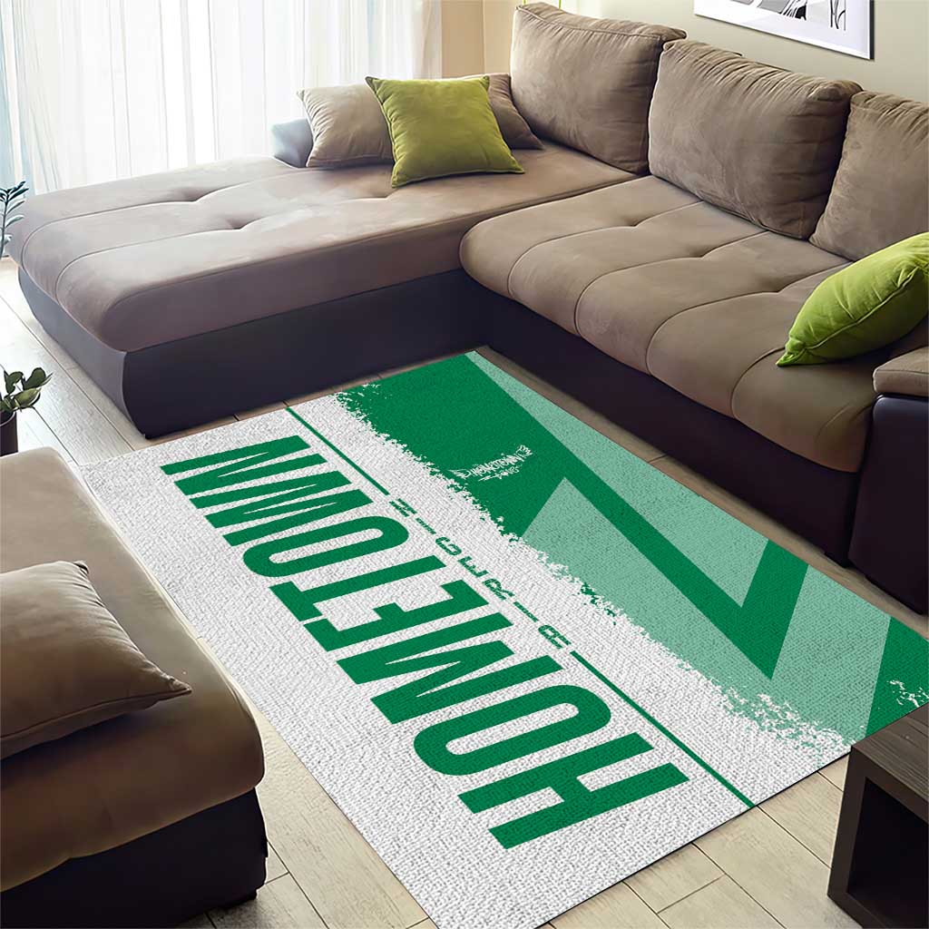 Hometown Nigeria Area Rug Flag and Map - Wonder Print Shop