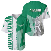 Hometown Nigeria Baseball Jersey Flag and Map - Wonder Print Shop