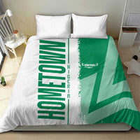 Hometown Nigeria Bedding Set Flag and Map - Wonder Print Shop
