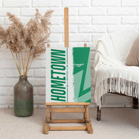 Hometown Nigeria Canvas Wall Art Flag and Map - Wonder Print Shop