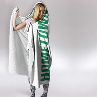 Hometown Nigeria Hooded Blanket Flag and Map