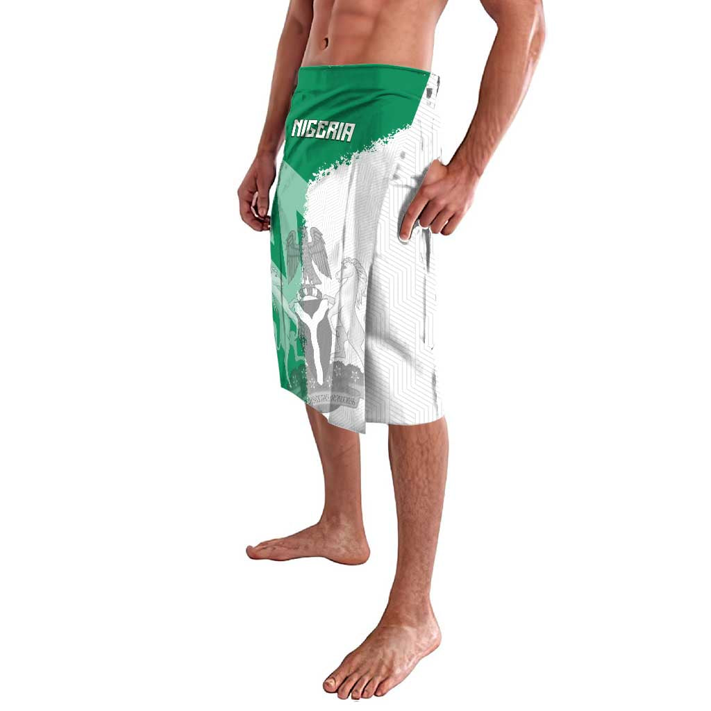 Hometown Nigeria Lavalava Flag and Map - Wonder Print Shop