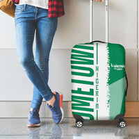 Hometown Nigeria Luggage Cover Flag and Map - Wonder Print Shop