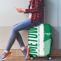 Hometown Nigeria Luggage Cover Flag and Map - Wonder Print Shop