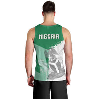 Hometown Nigeria Men Tank Top Flag and Map - Wonder Print Shop
