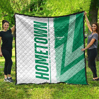 Hometown Nigeria Quilt Flag and Map - Wonder Print Shop