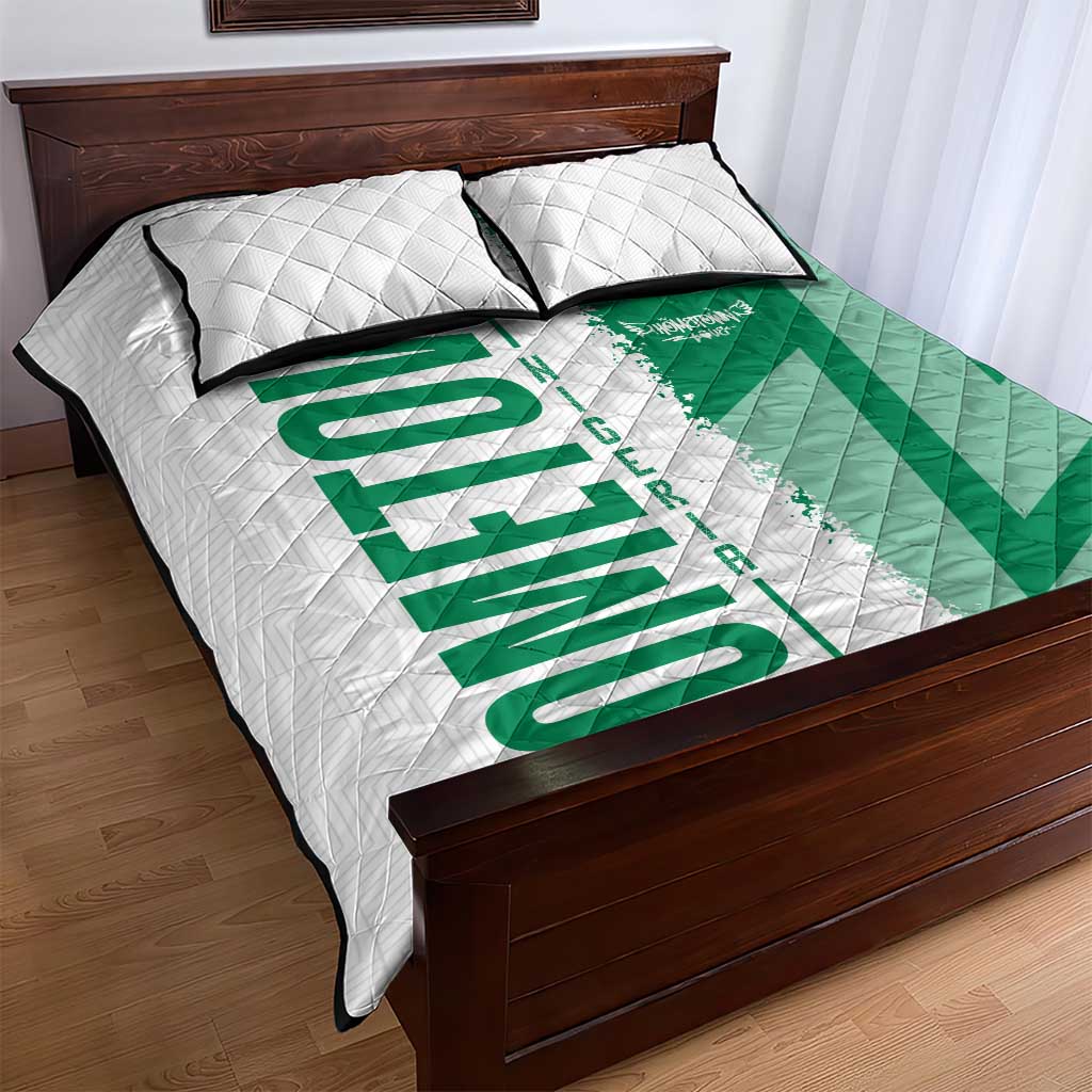 Hometown Nigeria Quilt Bed Set Flag and Map - Wonder Print Shop