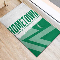Hometown Nigeria Rubber Doormat Flag and Map - Wonder Print Shop