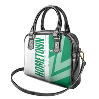 Hometown Nigeria Shoulder Handbag Flag and Map