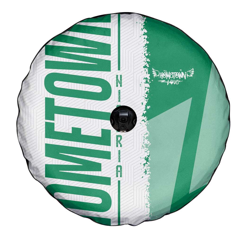 Hometown Nigeria Spare Tire Cover Flag and Map - Wonder Print Shop