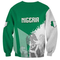 Hometown Nigeria Sweatshirt Flag and Map - Wonder Print Shop