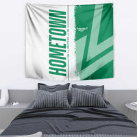 Hometown Nigeria Tapestry Flag and Map - Wonder Print Shop