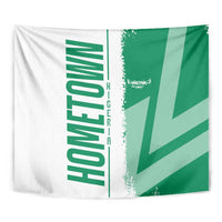 Hometown Nigeria Tapestry Flag and Map - Wonder Print Shop