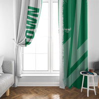 Hometown Nigeria Window Curtain Flag and Map - Wonder Print Shop