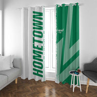 Hometown Nigeria Window Curtain Flag and Map - Wonder Print Shop
