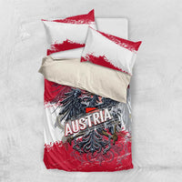 Coat Of Arms Austria Bedding Set Grunge Style - Wonder Print Shop