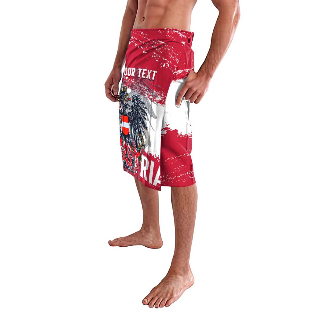 Personalized Coat Of Arms Austria Lavalava Grunge Style - Wonder Print Shop