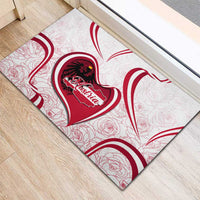 Austria In My Heart Rubber Doormat Osterreich Map Flag - Wonder Print Shop