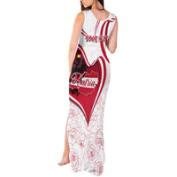 Personalized Austria In My Heart Tank Maxi Dress Osterreich Map Flag - Wonder Print Shop