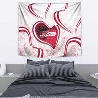 Austria In My Heart Tapestry Osterreich Map Flag - Wonder Print Shop