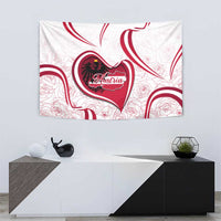 Austria In My Heart Tapestry Osterreich Map Flag - Wonder Print Shop