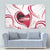 Austria In My Heart Tapestry Osterreich Map Flag - Wonder Print Shop