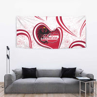 Austria In My Heart Tapestry Osterreich Map Flag - Wonder Print Shop