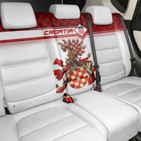Croatia Back Car Seat Cover Vintage Coat Of Arms - Wonder Print Shop