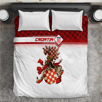 Croatia Bedding Set Vintage Coat Of Arms - Wonder Print Shop