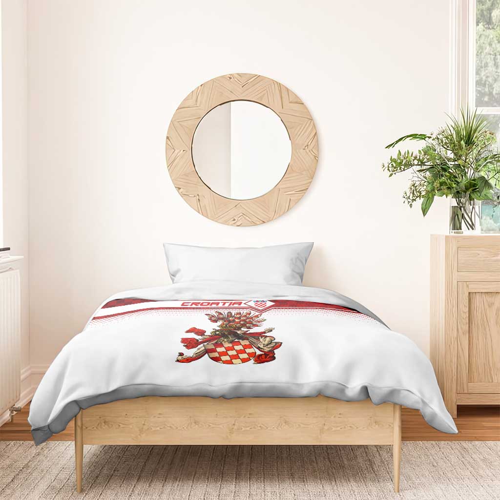 Croatia Bedding Set Vintage Coat Of Arms - Wonder Print Shop