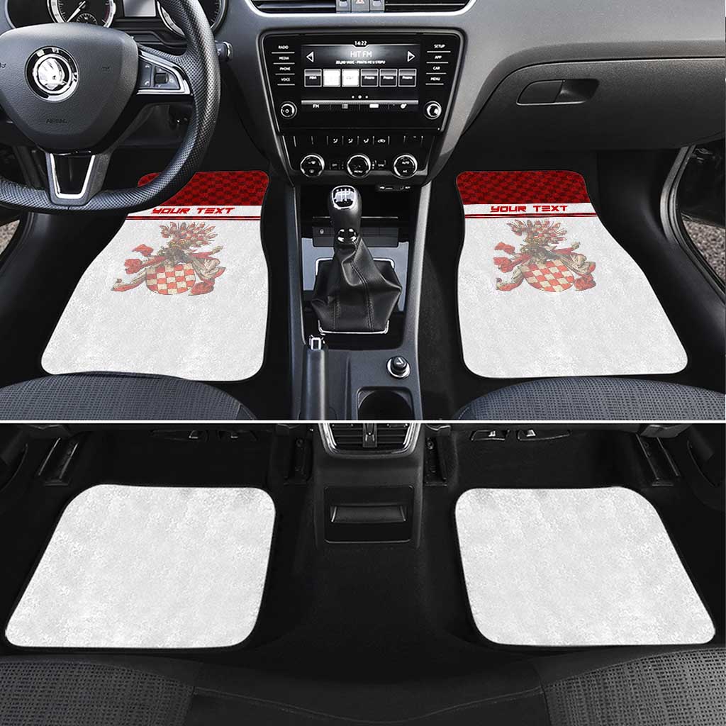 Croatia Car Mats Vintage Coat Of Arms - Wonder Print Shop
