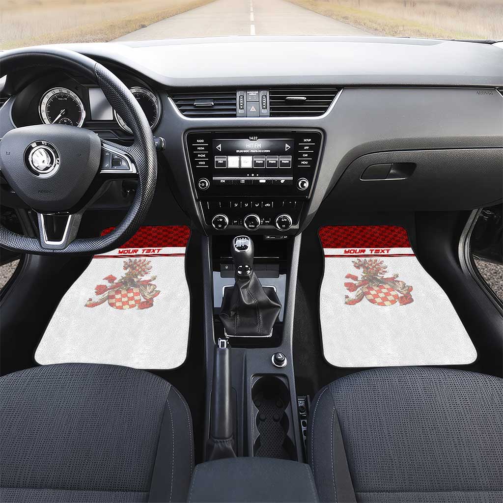 Croatia Car Mats Vintage Coat Of Arms - Wonder Print Shop