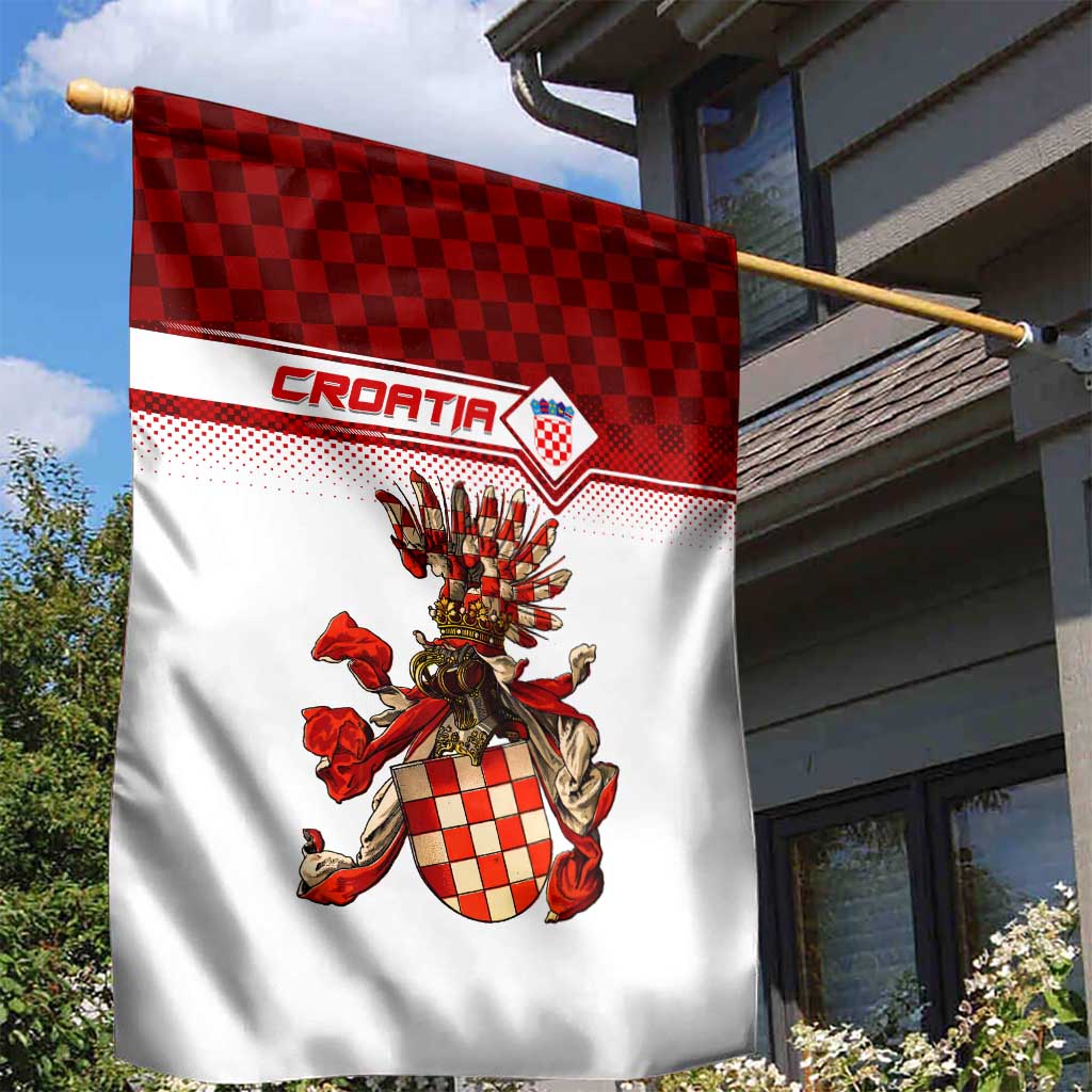 Croatia Garden Flag Vintage Coat Of Arms - Wonder Print Shop