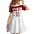 Personalized Croatia Kid Short Sleeve Dress Vintage Coat Of Arms - Wonder Print Shop