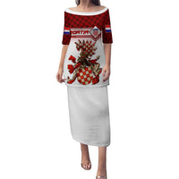 Personalized Croatia Puletasi Vintage Coat Of Arms - Wonder Print Shop