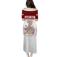 Personalized Croatia Puletasi Vintage Coat Of Arms - Wonder Print Shop