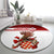 Croatia Round Carpet Vintage Coat Of Arms
